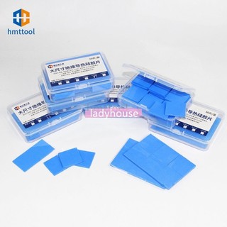 Bộ 50 miếng đệm nhiệt 30x30mm dày 0.5 1.0 1.5 2.0 2.5 3.0 mm cho thẻ ic gpu vga