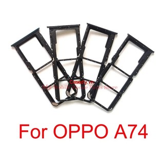 Khay đựng thẻ sim điện thoại hai ngăn micro sim sd cho oppo a74 a74 4g