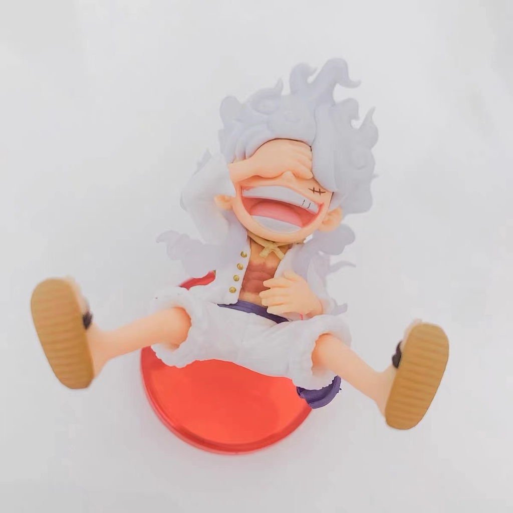 Mô Hình Đồ Chơi Nhân Vật luffy gear 5 Trong Phim Hoạt Hình 2 Kiểu Bằng pvc 10cm