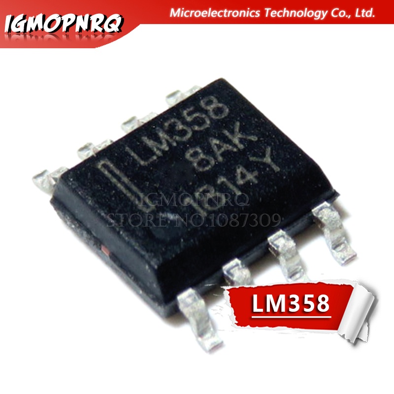 Set 50 Bộ Khuếch Đại Âm Thanh lm358 lm358dr sop8 Chuyên Dụng