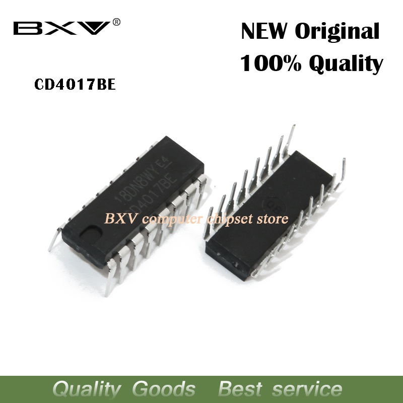 10 CHIẾC CD4017BE DIP16 CD4017 DIP CD4017B DIP-16 IC Chip