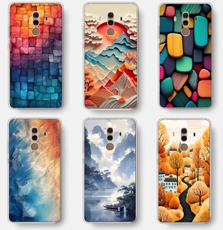 Ốp Lưng Silicone Mềm Nhiều Họa Tiết Dễ Thương Cho huawei mate 10 pro