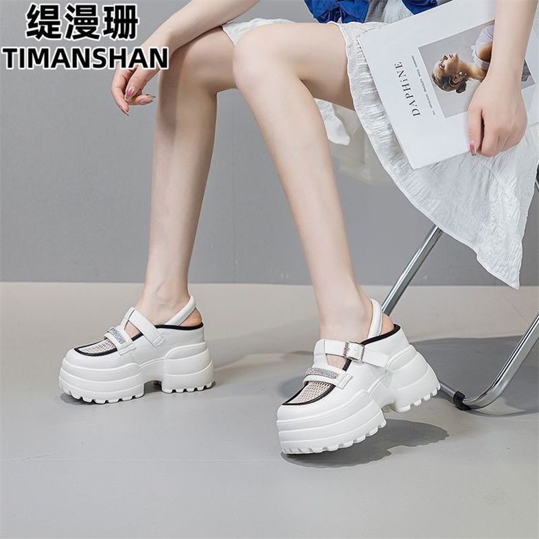 Sandal Đế Dày Siêu Nhẹ Thoáng Khí Thời Trang Mùa Hè Mới Cho Nữ