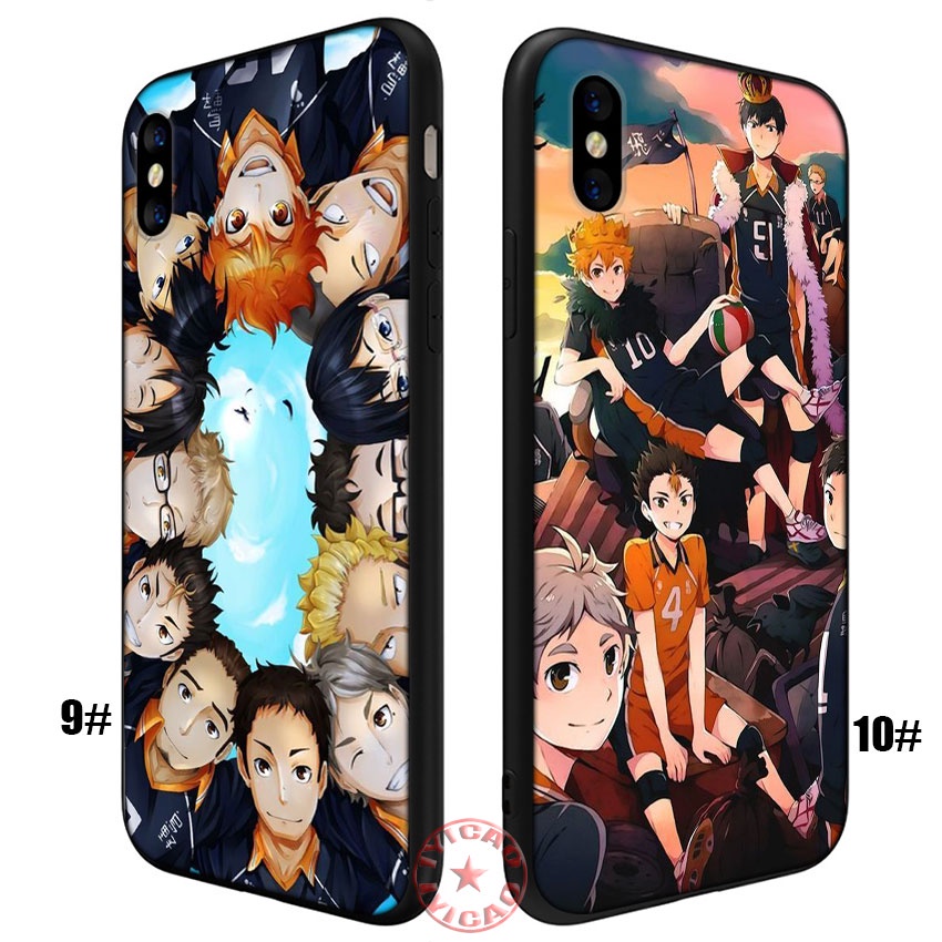 Ốp Điện Thoại Silicon Mềm Hình anime haikyuu bo3 Cho iphone 12 pro max mini x xs