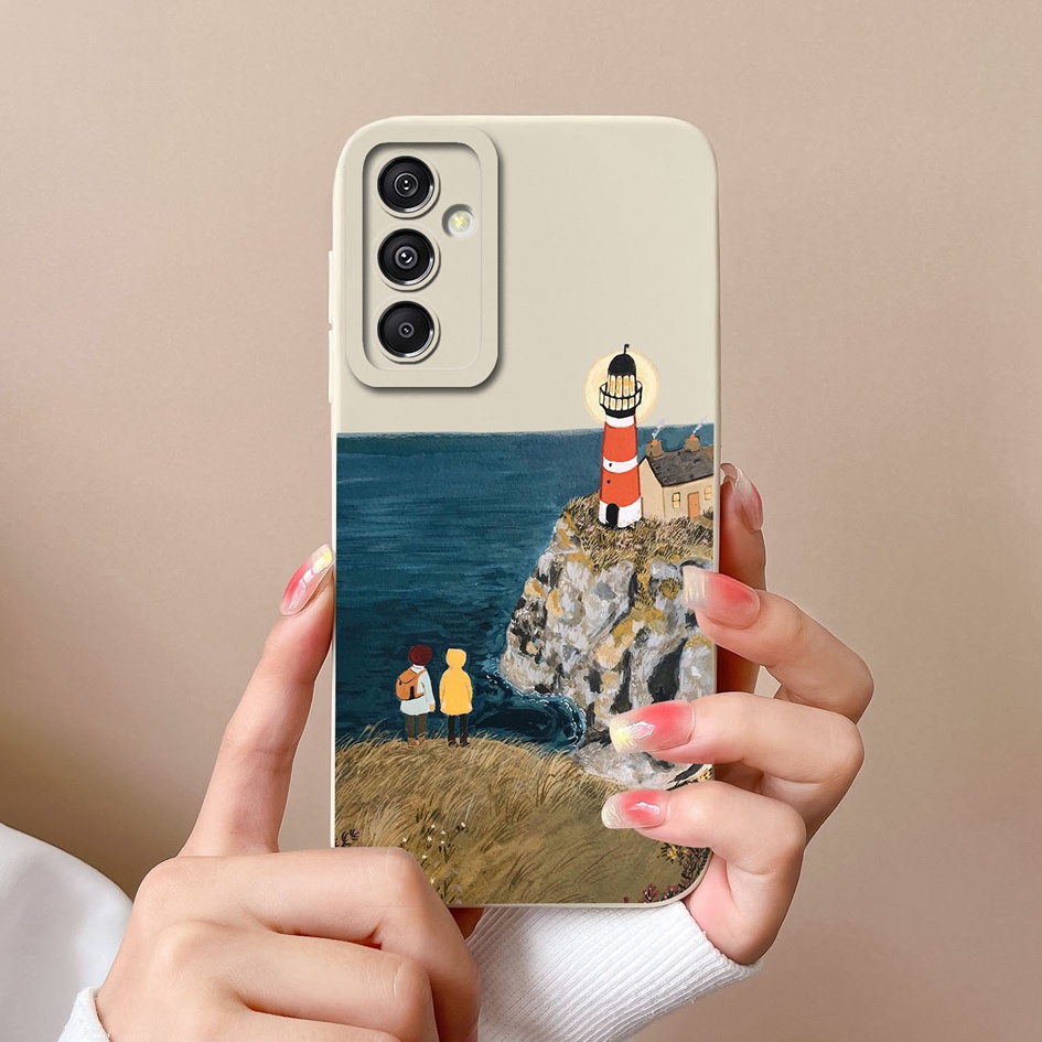 Điện Thoại Ốp Lưng silicone Hình Con Gấu Cho samsung galaxy m33 m34 m53 5g samsung m53 m34 m33 galaxym34