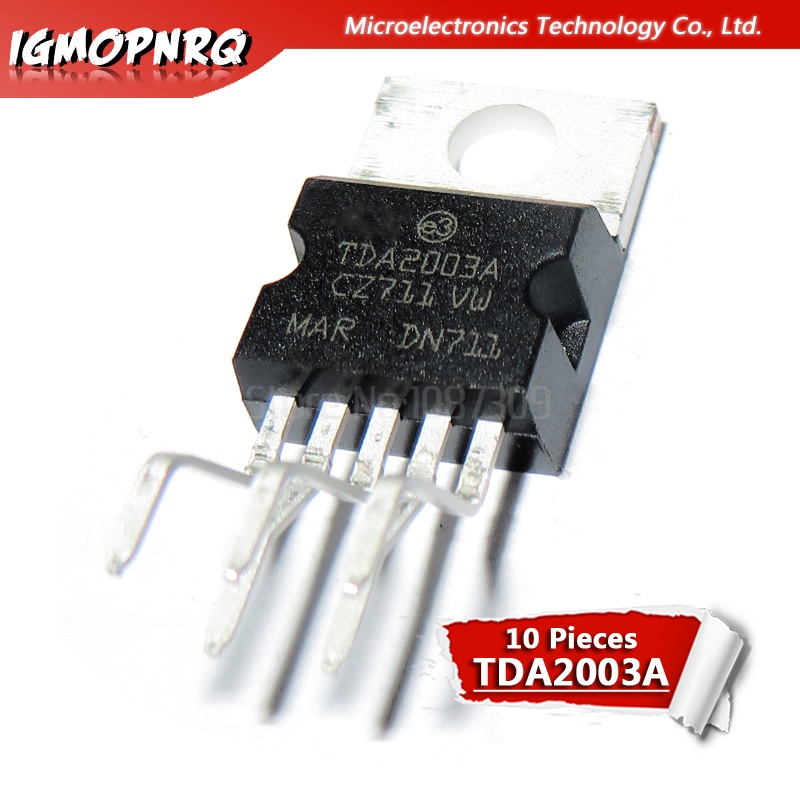 Set 10 Bộ Khuếch Đại Âm Thanh tda2003 tda2003a tda2003av o 10W Chuyên Dụng