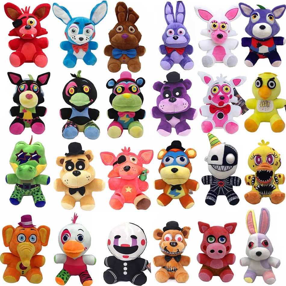 Thú Nhồi Bông Hình Chú Cáo Hoạt Hình five night at freddy fnaf Kích Thước 18Cm