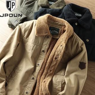  ÁO KHOÁC NAM LÓT BÔNG CỔ LÔNG CỪU MÙA ĐÔNG  ÁO GIÓ NAM 