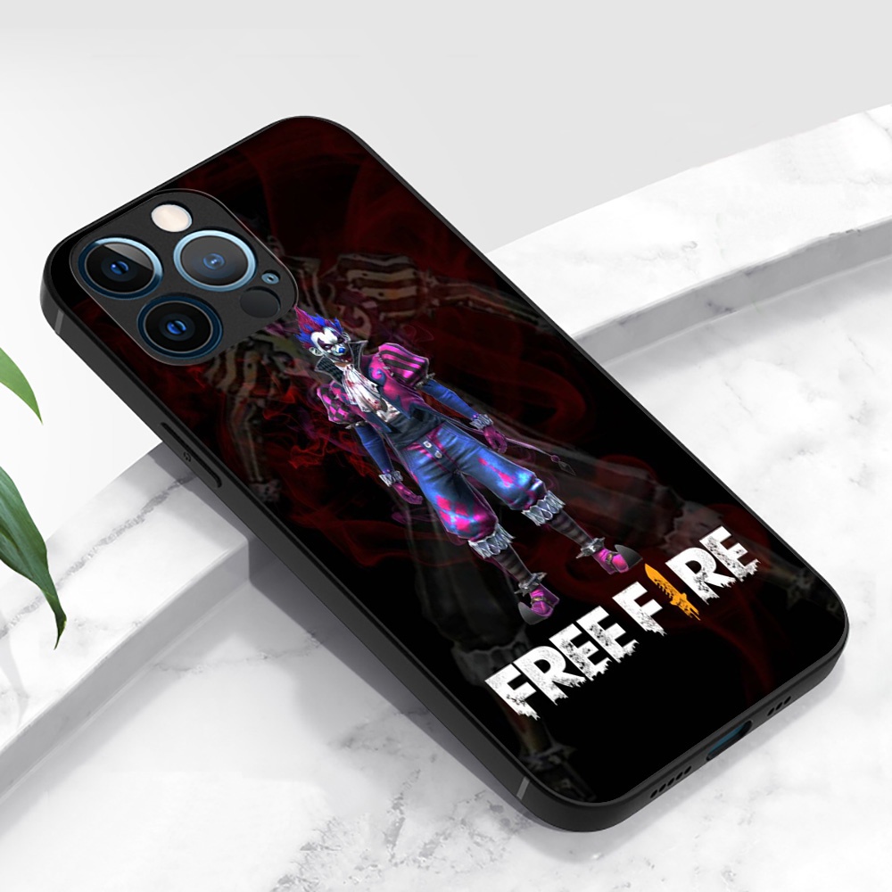 Ốp Điện Thoại Silicon Mềm Họa Tiết Trò Chơi free fire Cho iphone 13 pro mini xs max gf29