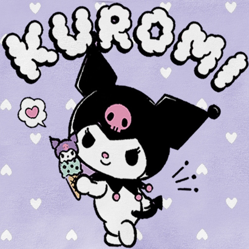 SANRIO Dễ Thương Bộ 4 Quần Lót cotton In Hoạt Hình my melody kuromi Đáng Yêu Dành Cho Bé Gái
