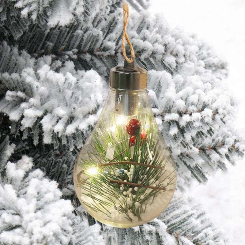 Bóng Đèn led Trong Suốt Dùng Trang Trí Cây Thông Giáng Sinh