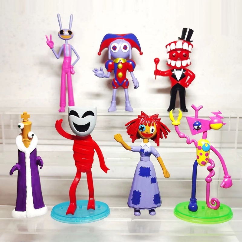 The Amazing Digital Circus Bộ 12 Mô Hình Rạp Xiếc Kỹ Thuật Số Trang Trí