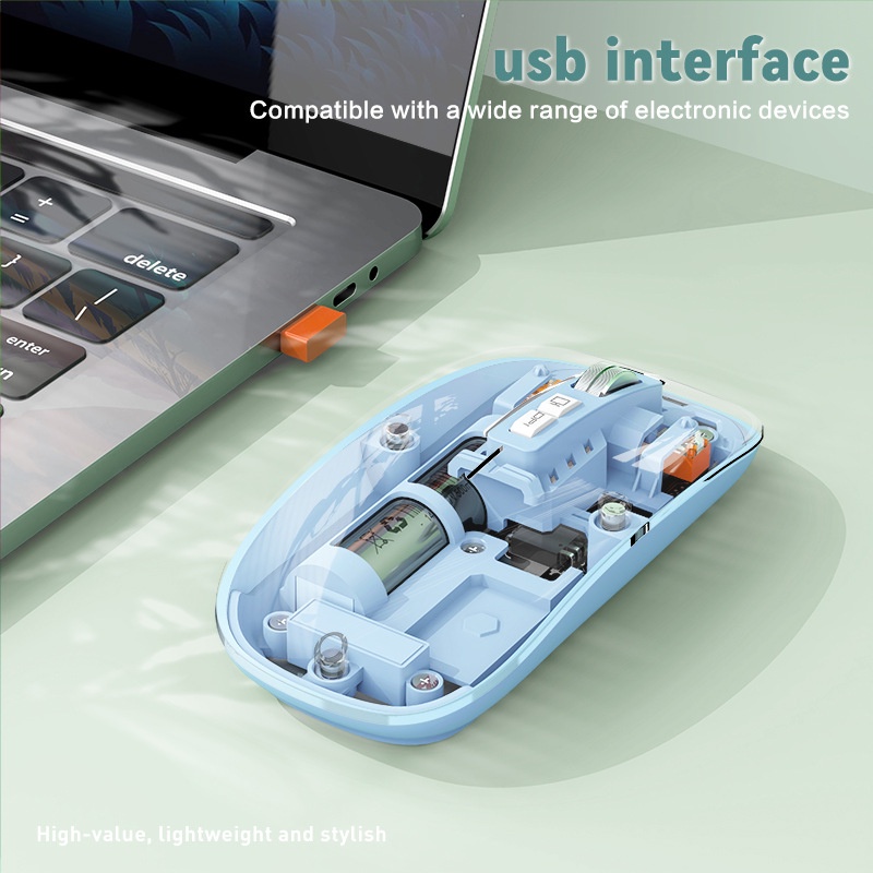 Razer Chuột bluetooth Không Dây 2.4g 3 Chế Độ Kèm Đèn rgb