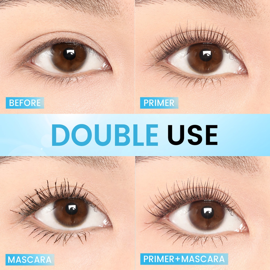 Focallure Kem Lót Lông Mi Chống Nước Lâu Trôi 24h 360°Mascara fibrous Làm Cong Mi Tự Nhiên
