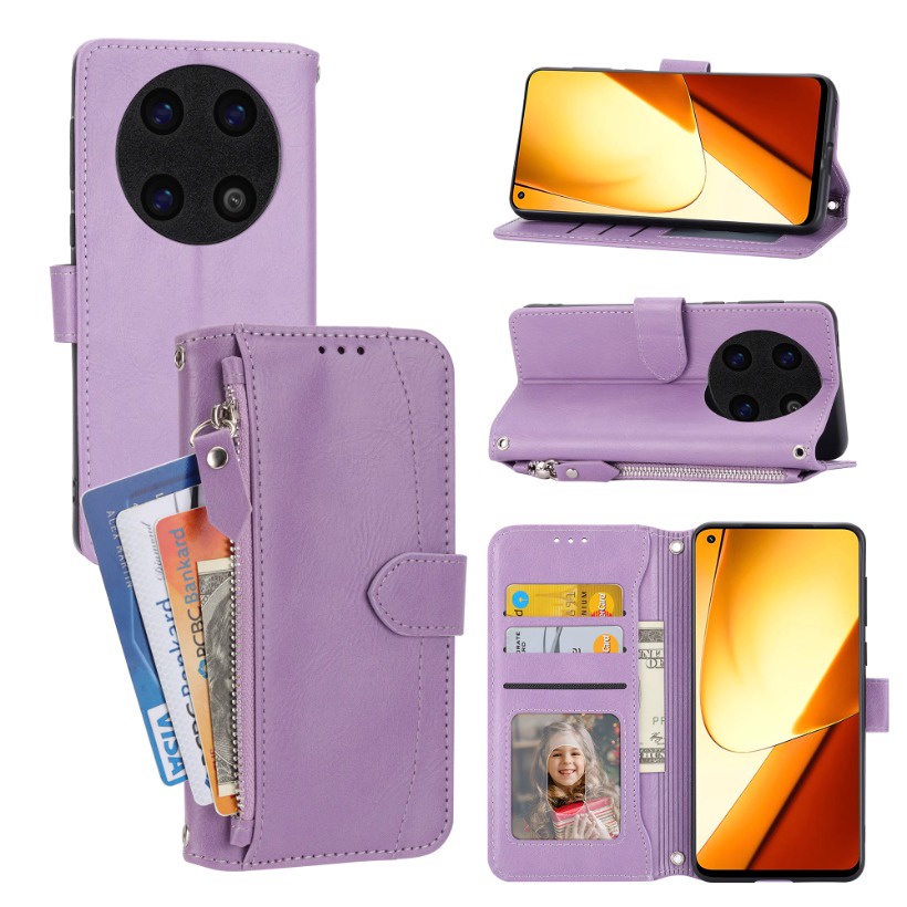 Phù Hợp Bao Da Điện Thoại Có Khóa Kéo Cho samsung a12 5g a22 4g 5g a22e a32 a42 4g 5g Ốp