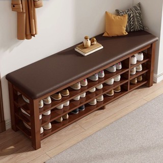 Cửa ra ngồi tủ ghế có giày, cửa vào thay ghế, ba tầng nhà một thể mang giày ghế.