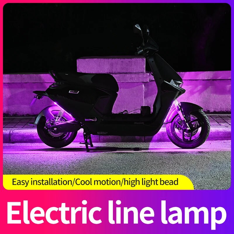 Đèn led Cảnh Báo Điều Khiển Từ Xa Chuyên Dụng Cho Xe Mô Tô / scooter Điện