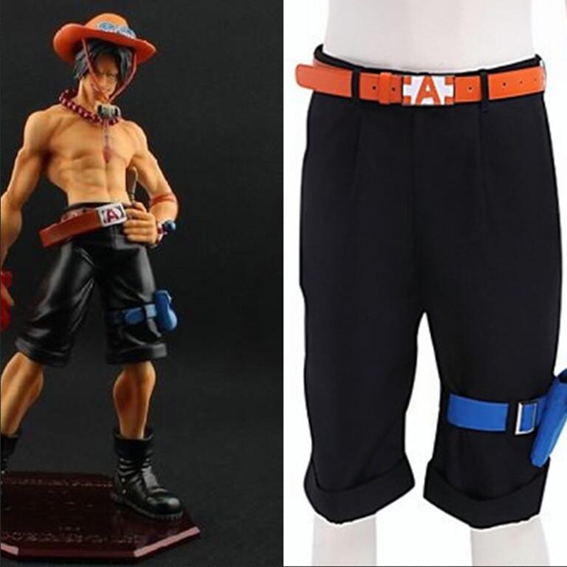 Quần Dài Màu Đen Hóa Trang Nhân Vật anime one piece Portgas D ace