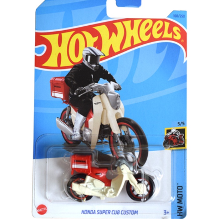 HOT WHEELS HONDA Xe Mô Tô Đồ Chơi Tỉ Lệ 1 / 64 Cho Bé Trai