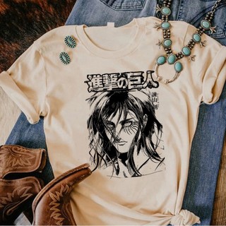 Áo Thun Nữ Tay Ngắn In Hình attack on titan Phong Cách Nhật Bản Thời Trang Mùa Hè 2000s