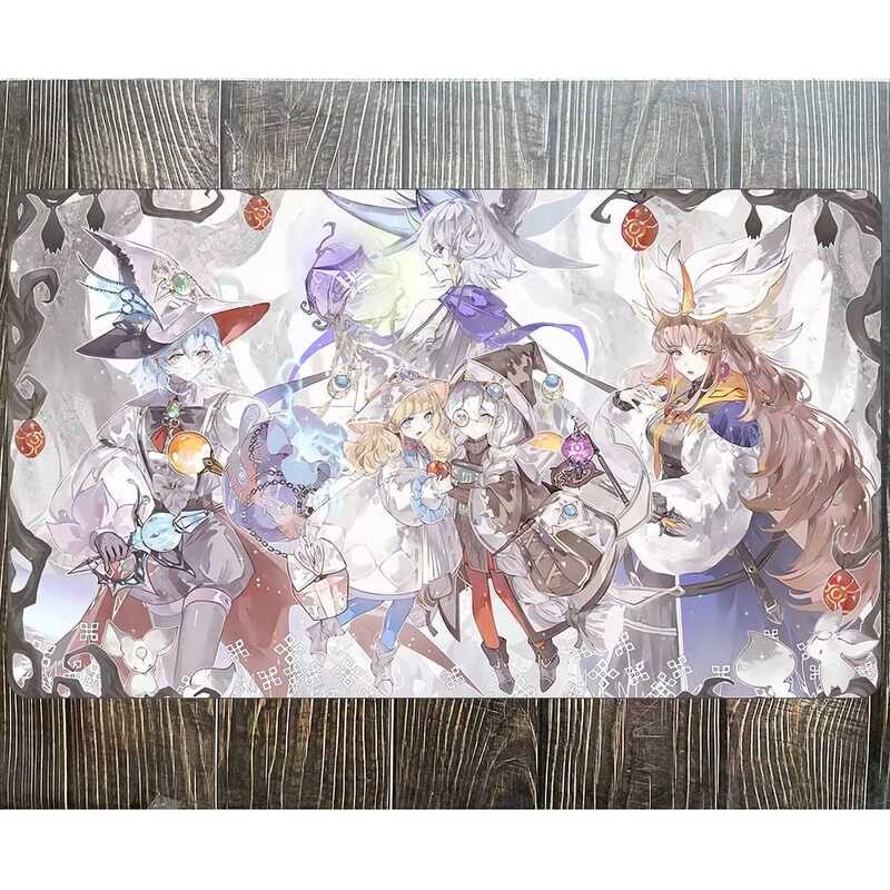 YuGiOh Playmat Risette Asteria of the White Woods Card Pad YGO Mat TCG Yu-Gi-Oh Mat-27