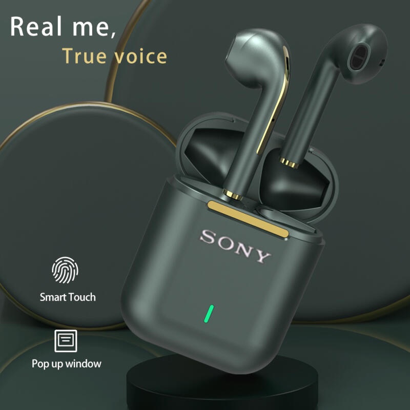 Tai Nghe Nhét Tai j18 tws bluetooth 5.0 Không Dây Âm Thanh hifi stereo Cảm Ứng Bật Lên