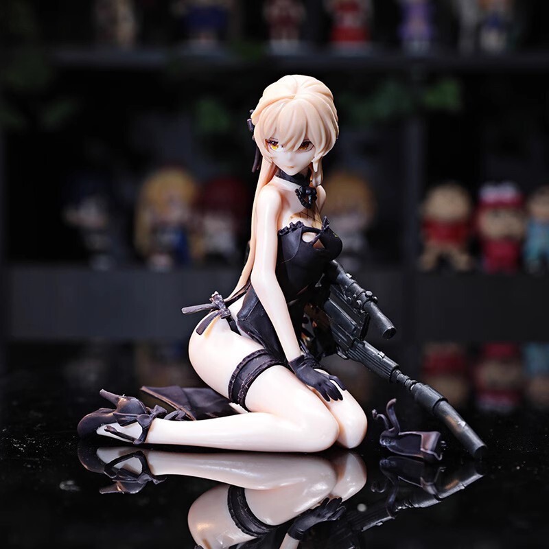 Mô Hình Nhân Vật Nữ anime Mặc Đầm Tím 14 Xinh Xắn