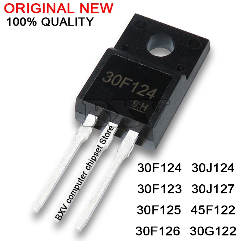 Set 10 Linh Kiện Điện Tử GT30F124 TO-220F 30F124 GT30F123 30F123 GT30F125 GT30F126 GT30J124 30J124 G