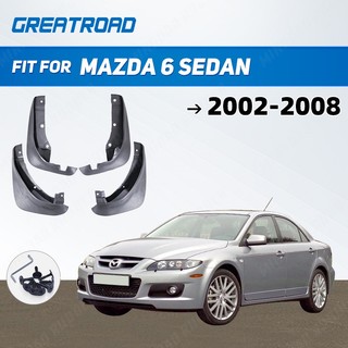 Fender set 4 tấm chắn bùn chuyên dụng cho mazda 6 sedan 2002-2008 2003 2004 2005 2006 2007