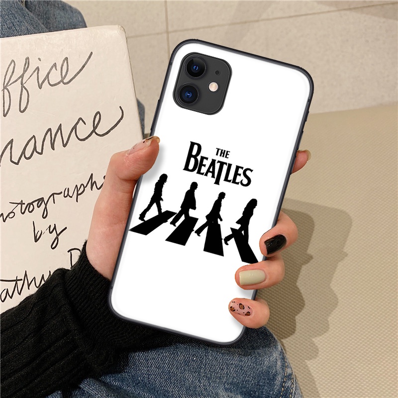 Ốp Điện Thoại tpu Dẻo Họa Tiết Hoạt Hình Abey road silhouette Cho realme 2 a5 3 5 pro q 5i 5s 6i T97