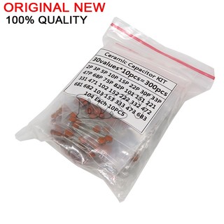 Set 300 tụ điện gốm 30 loại 2pf-0.1uf mới