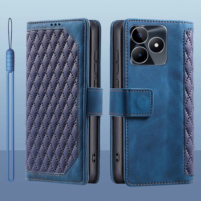 Dành Cho OPPO Realme C53 Ốp Lưng Ví Da Ốp Lưng Điện Thoại Realme C51 C53 4G Bao Lật Coque Fundas