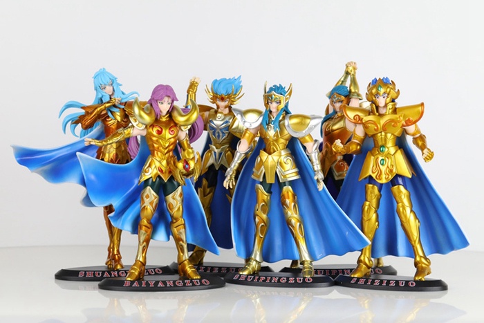 Saint seiya Mô Hình Nhân Vật anime myth cloth leo aiolia aquarius camus cancer deathmask