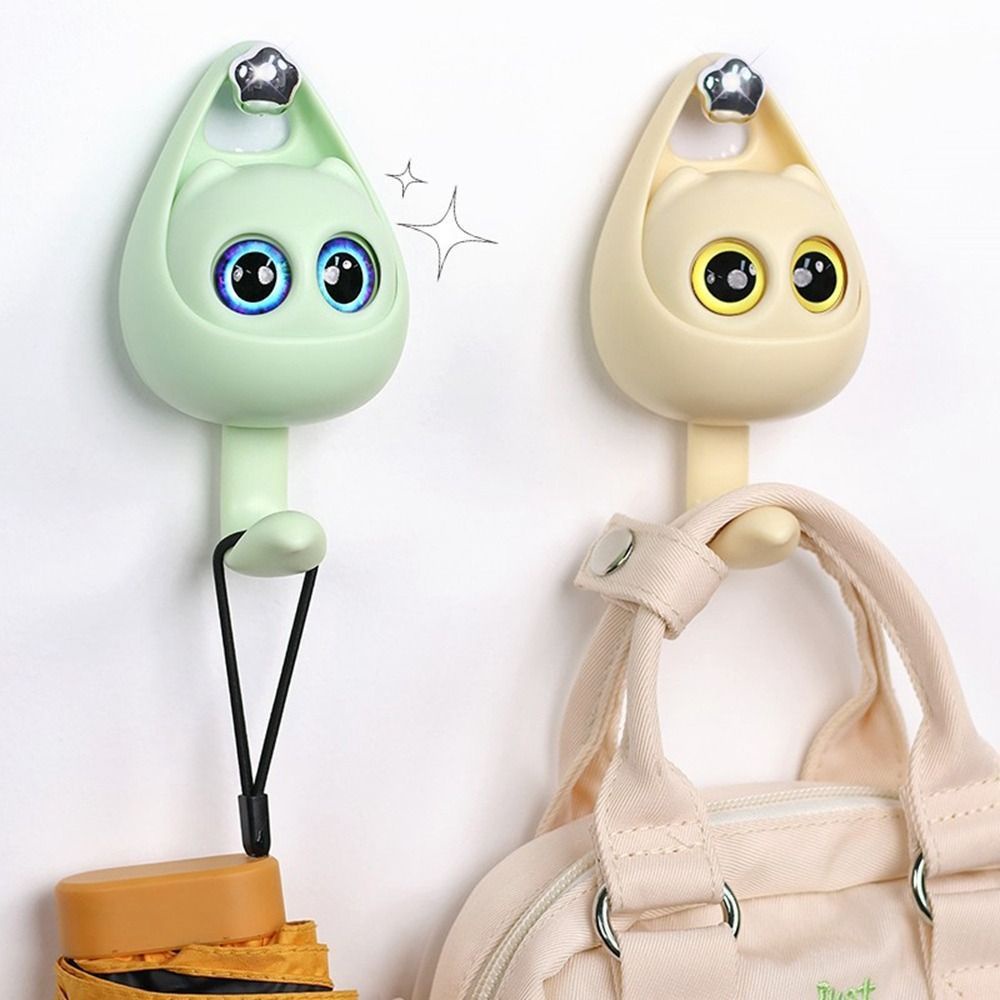 Set 4 Móc Treo Đồ Gắn Tường Hình Mèo Dễ Thương