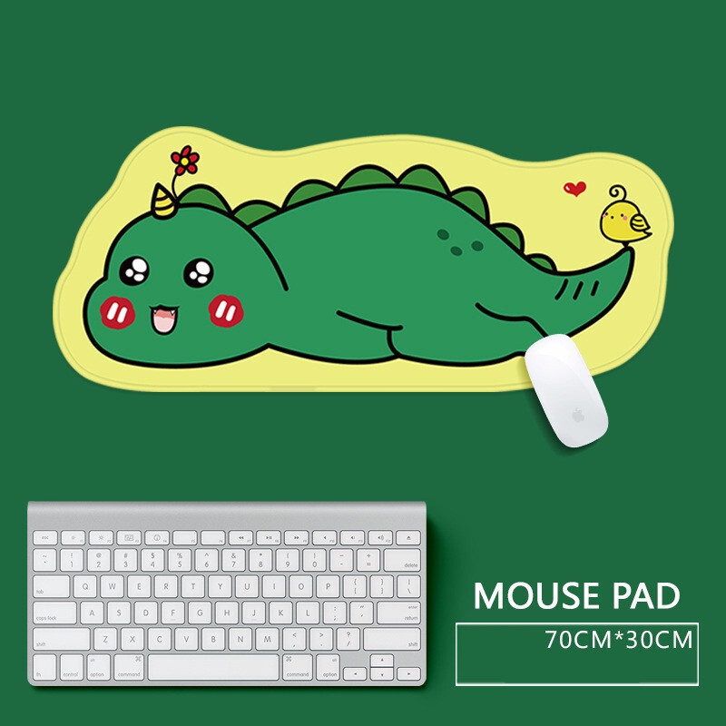 Thảm Lót Chuột Máy Tính Hình Khủng Long Hoạt Hình Dễ Thương