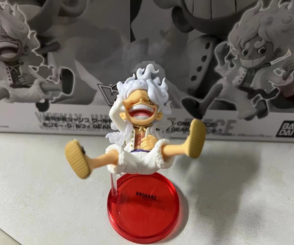 Mô Hình Đồ Chơi Nhân Vật luffy gear 5 Trong Phim Hoạt Hình 2 Kiểu Bằng pvc 10cm