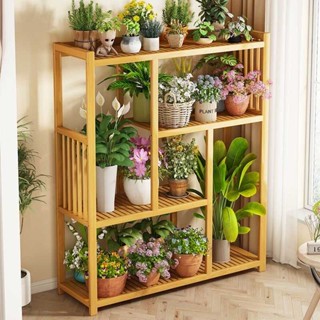 Ban Công Hoa Kệ Trong Nhà Nhiều Tầng Phòng Khách Gia Đình Kệ Nhiều Thịt Cây La Xanh Chậu Cây Trang Trí Giá Tre Nam