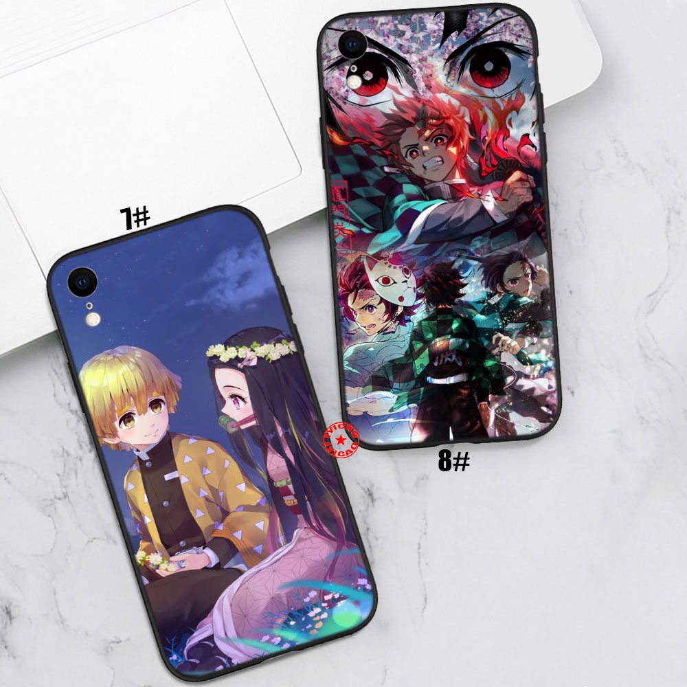 Ốp Điện Thoại Silicon Dẻo In Hình demon slayer kimetsu no yaiba Cho iphone 14 plus pro max