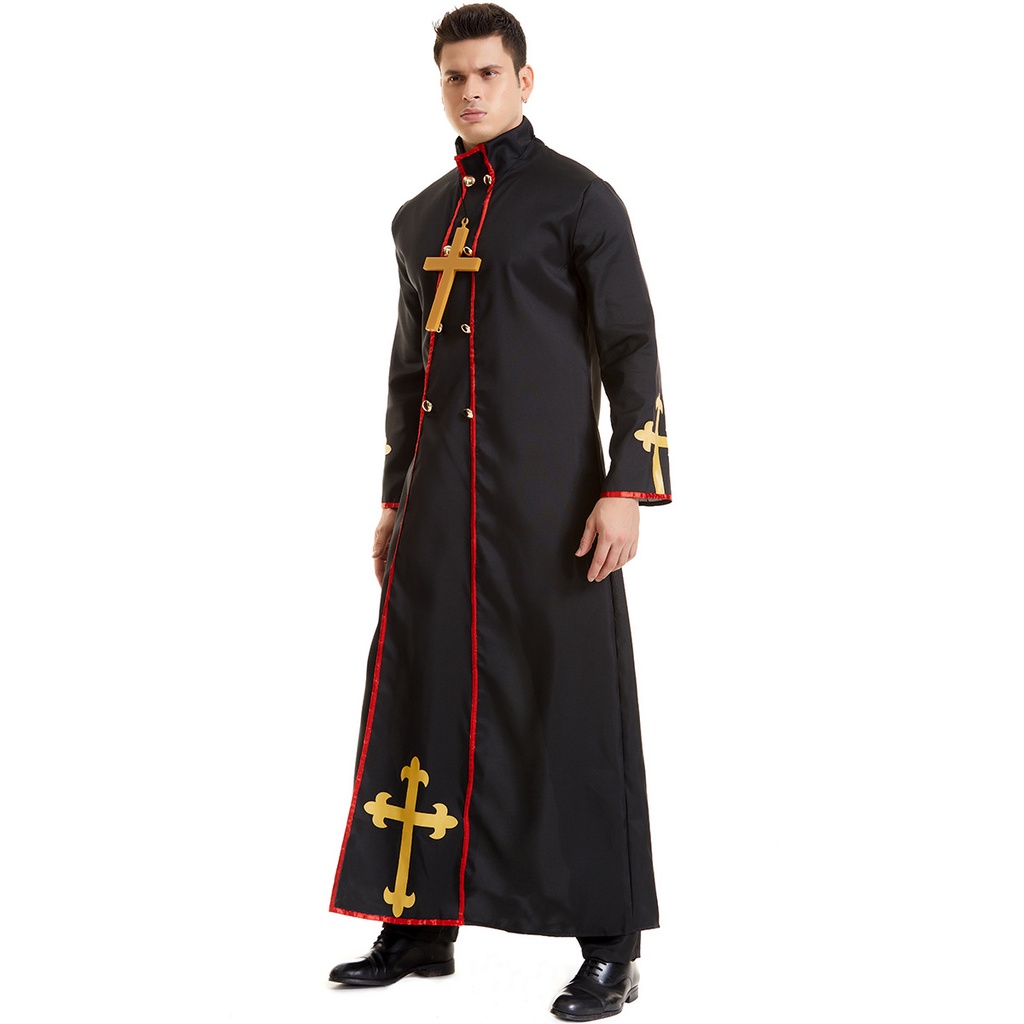 Áo Choàng Hóa Trang Thầy Công Giáo Dịp halloween Cho Nam
