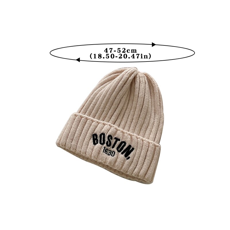 Mũ beanie Dệt Kim Co Giãn Màu Sắc Xinh Xắn Cho Bé