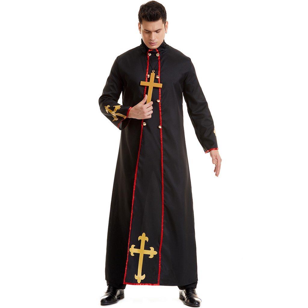 Áo Choàng Hóa Trang Thầy Công Giáo Dịp halloween Cho Nam