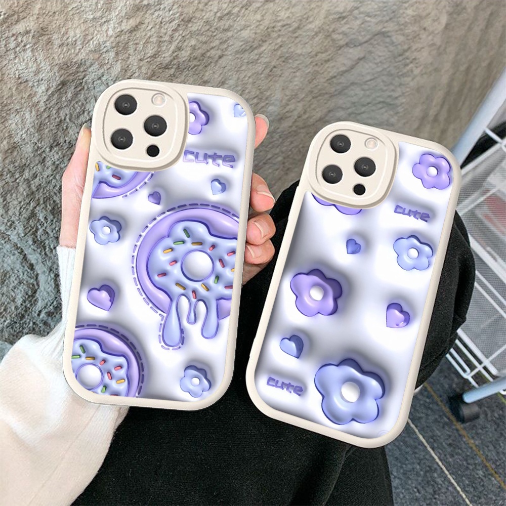 Ốp Điện Thoại Silicon tpu Mềm In Hình Bánh Quy lp14 Cho iphone 14 plus 15 pro max