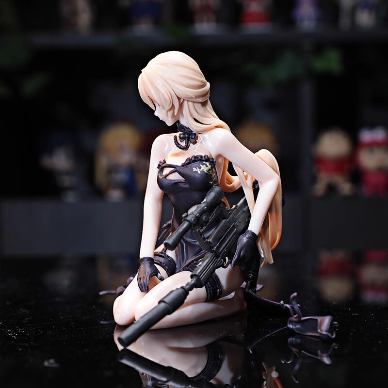 Mô Hình Nhân Vật Nữ anime Mặc Đầm Tím 14 Xinh Xắn