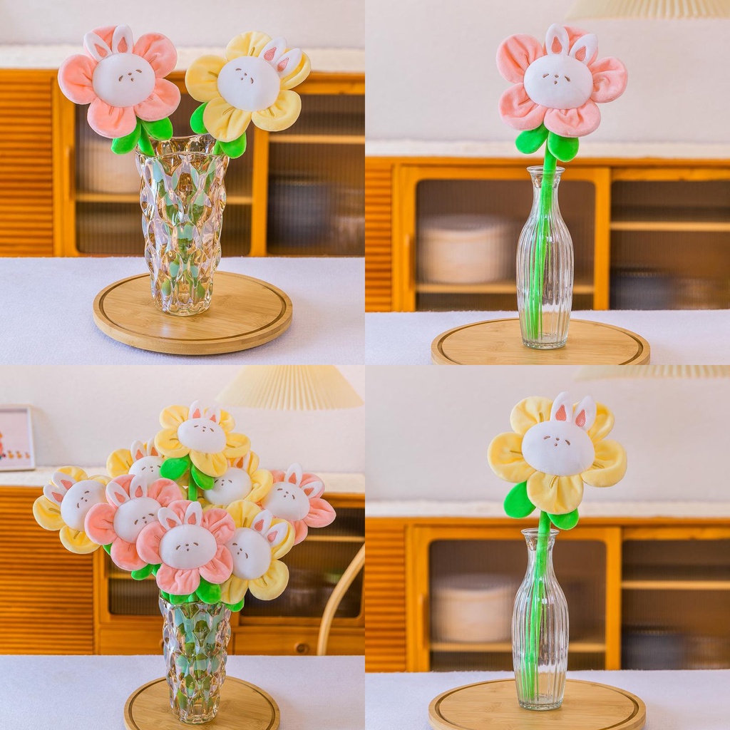 Thú Nhồi Bông Hình Thỏ Hoạt Hình Đáng Yêu