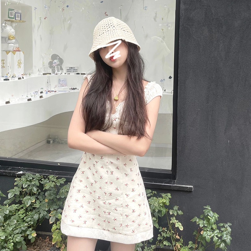 Đầm Hoa Không Tay Dáng Ôm Phong Cách Thời Trang Mới 67902