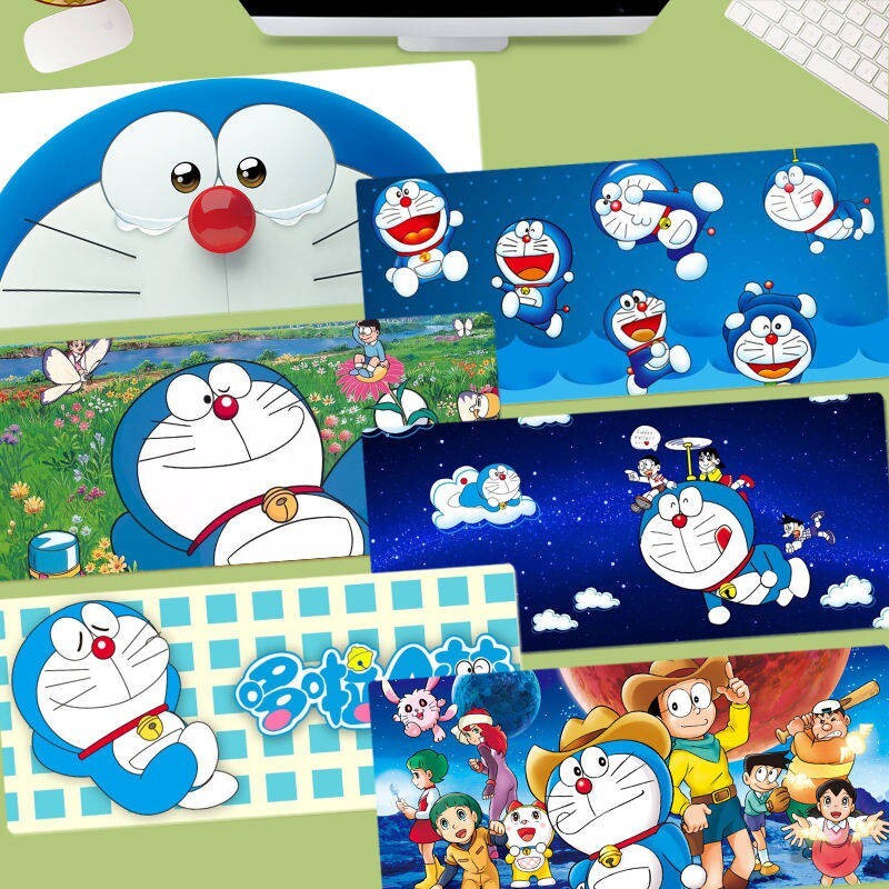 Lớn ☚Chuột chơi game quá khổ Doremon anime bàn sáng tạo thảm lót bàn phím cá tính