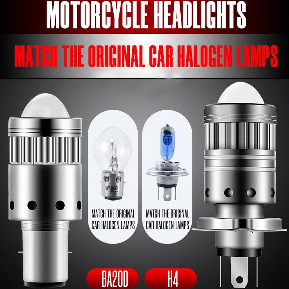 Đèn Pha led h4 12v Siêu Sáng Chuyên Dụng Cho Xe Hơi / Xe Tải