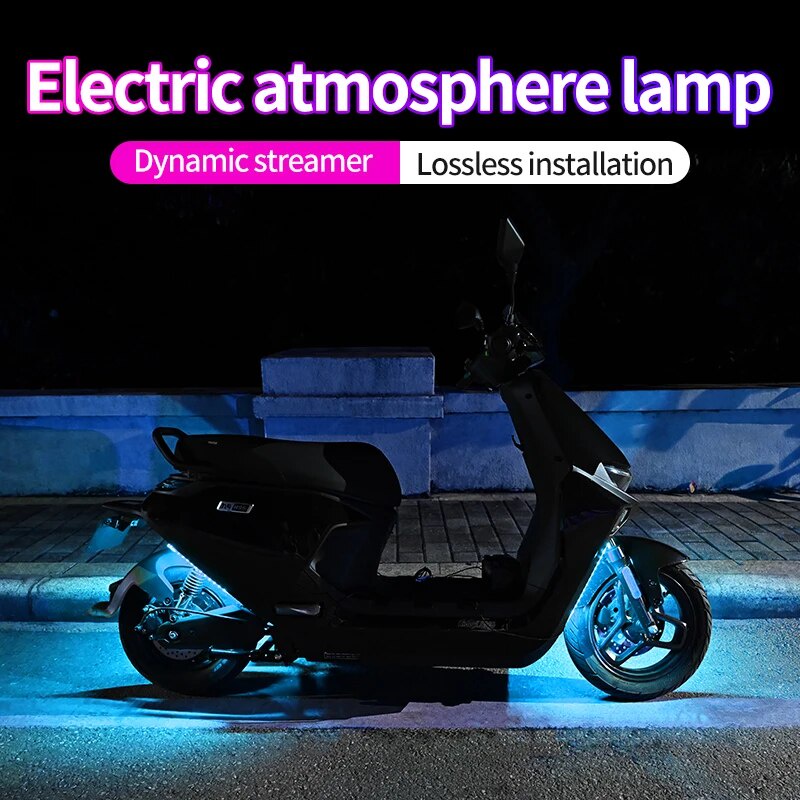 Đèn led Cảnh Báo Điều Khiển Từ Xa Chuyên Dụng Cho Xe Mô Tô / scooter Điện