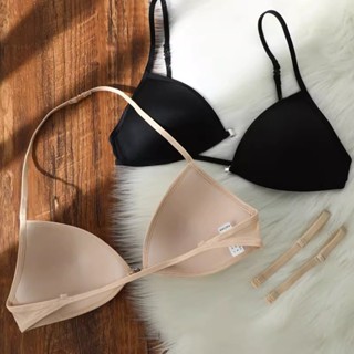 [Hàng Có Sẵn] Áo Lót Nâng Ngực Không Gọng Không Đường May Hở Lưng Quyến Rũ Thoải Mái Cho Nữ