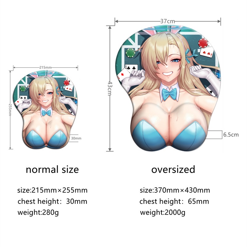 Miếng Lót Chuột Máy Tính Bằng silicone Hình Arcose asuna 3d Cỡ Lớn